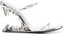 GCDS Sandalen met metallic hak Zilver - Thumbnail 1