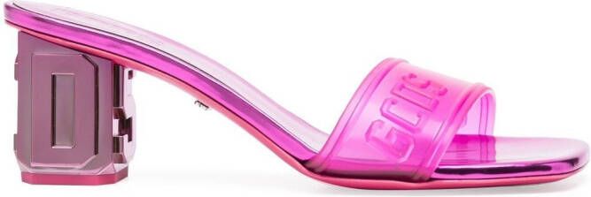 GCDS Metallic muiltjes Roze