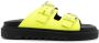 GCDS Slippers met gesp Geel - Thumbnail 1