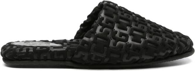 GCDS Sneakers met logo-reliëf Zwart