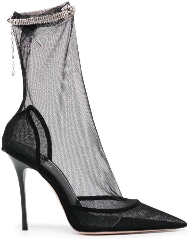 Gedebe Bella pumps van tule Zwart