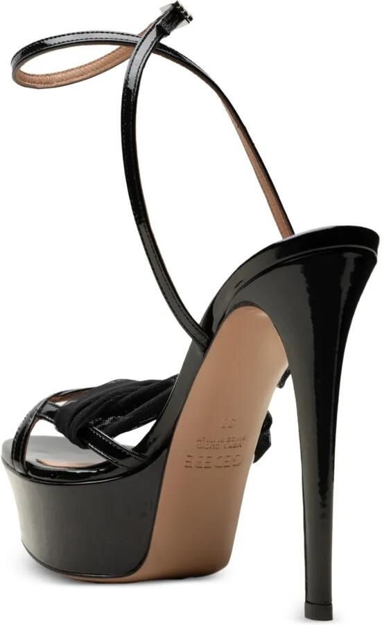 Gedebe Melody sandalen met plateauzool Zwart - Foto 2