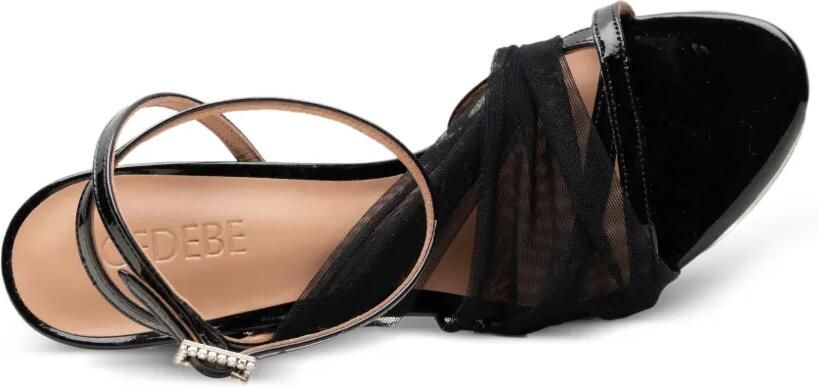 Gedebe Melody sandalen met plateauzool Zwart - Foto 3