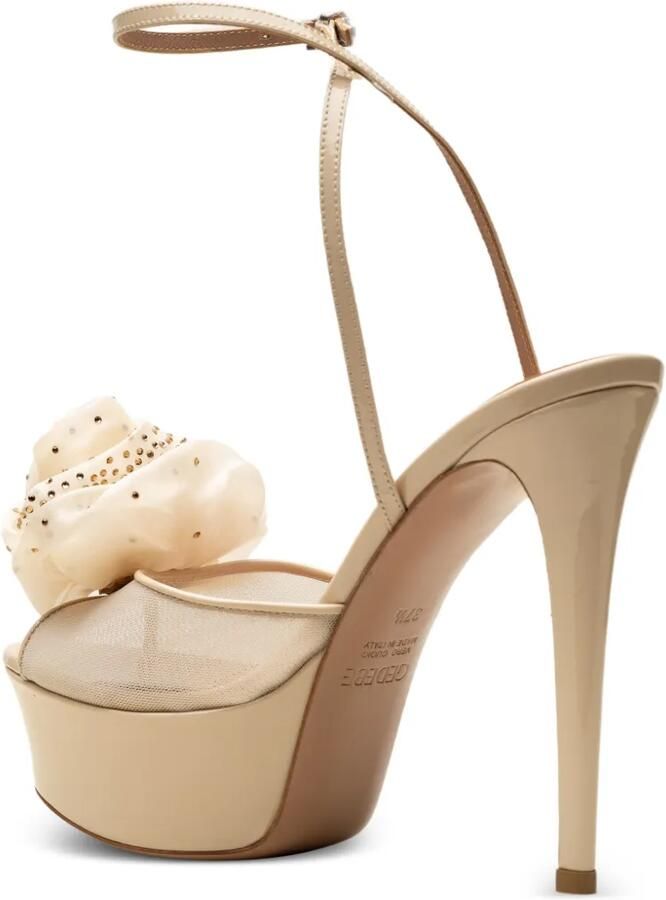 Gedebe Peonia sandalen met hak Beige - Foto 3