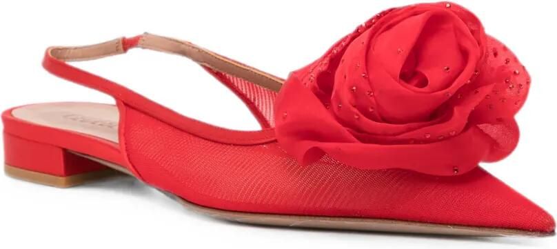 Gedebe Slingback schoenen met bloemendetail Rood - Foto 3