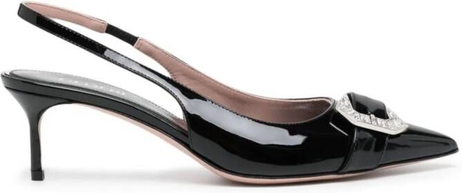 Gedebe Leren sandalen Zwart