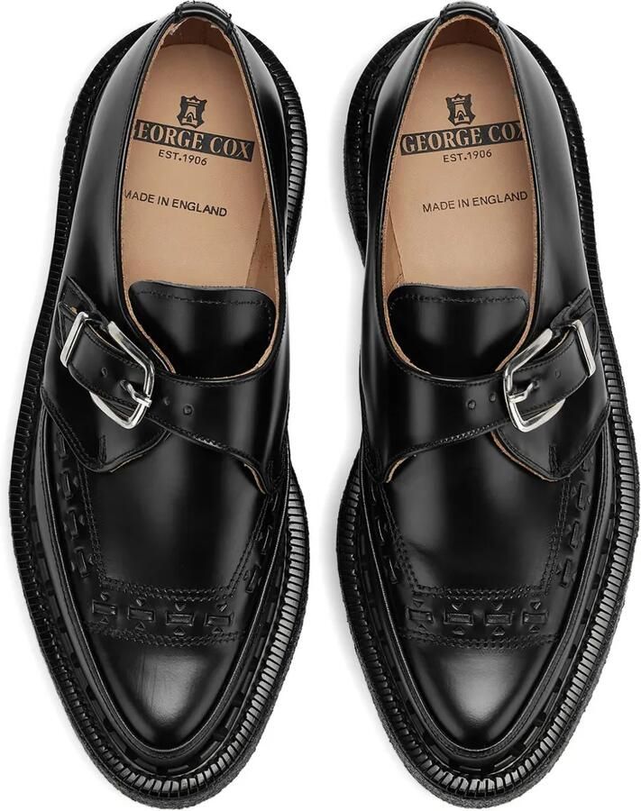 George Cox Strummer gespschoenen met gespbandje Zwart - Foto 2