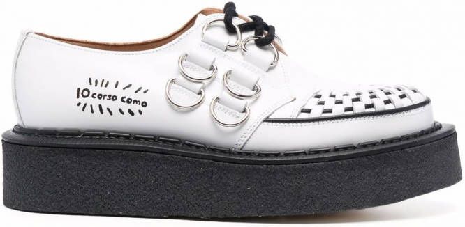 George Cox Sneakers met D-ring Wit - Foto 1