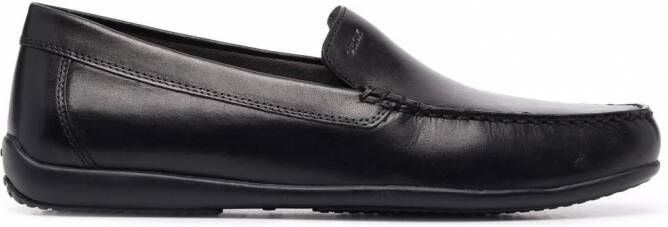 Geox Ascanio leren mocassins Zwart