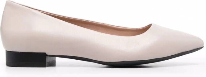 Geox Charyssa ballerina's met puntige neus Beige