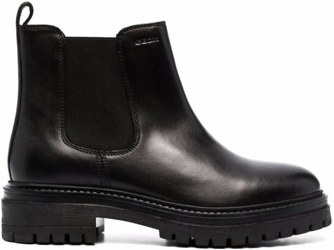 Geox Enkellaarzen Zwart