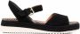 Geox Eolie sandalen met plateauzool Zwart - Thumbnail 1