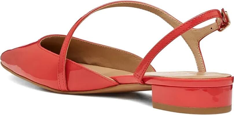 Geox 15 Giselda slingback pumps met puntige neus Rood - Foto 3