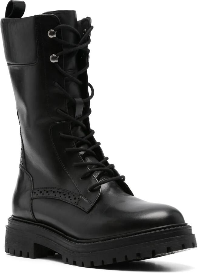 Geox 40 mm Iridea combat boots Zwart - Foto 2