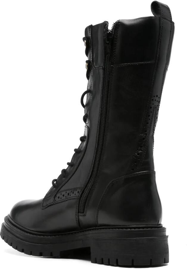 Geox 40 mm Iridea combat boots Zwart - Foto 3