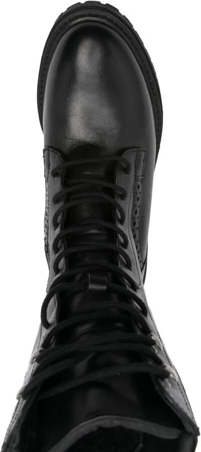 Geox 40 mm Iridea combat boots Zwart - Foto 4