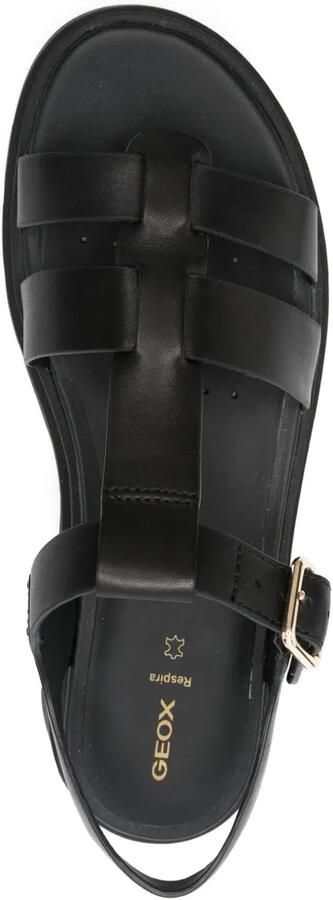 Geox 50 mm Adacter sandalen met plateauzool Zwart - Foto 4