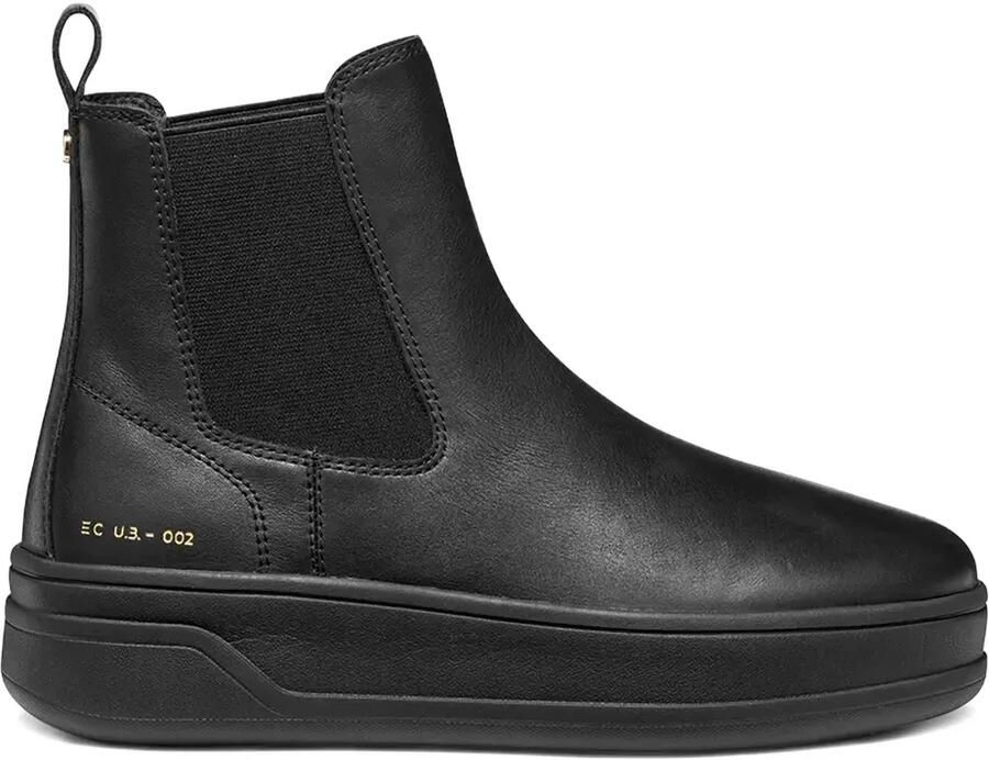Geox 50 mm Spherica Ecub-2 elastische Chelsea laarzen Zwart