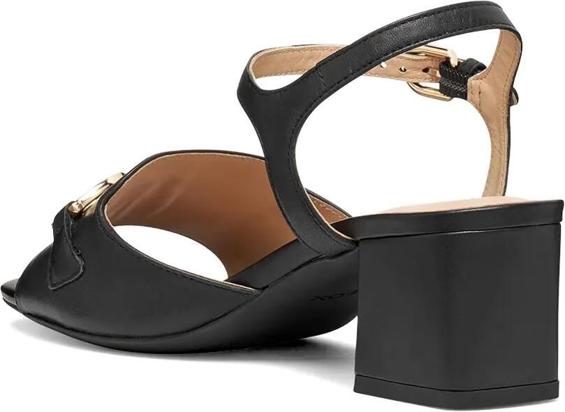 Geox 50 New Eraklia sandalen met horsebit-detail en gespsluiting Zwart - Foto 3
