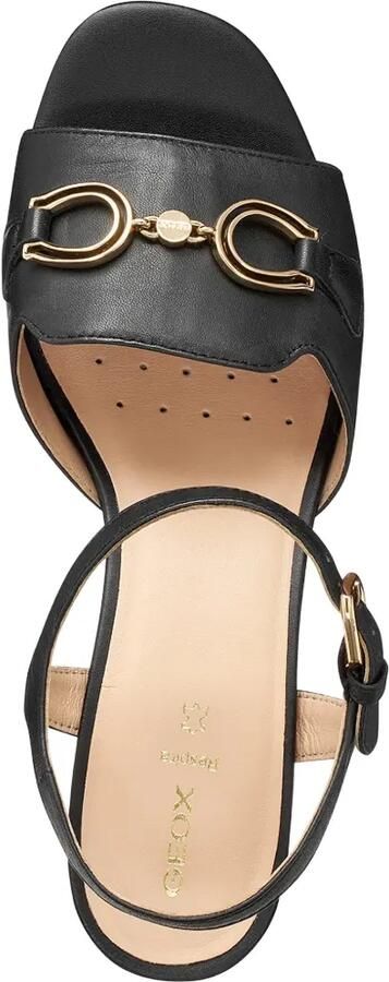 Geox 50 New Eraklia sandalen met horsebit-detail en gespsluiting Zwart - Foto 4