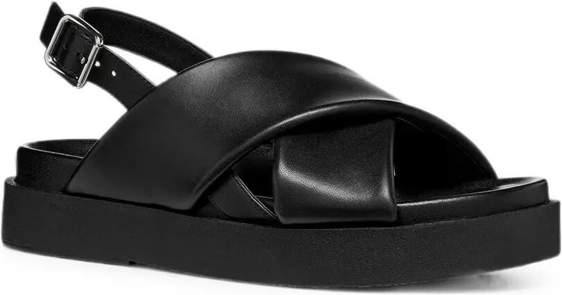 Geox Adelash H crossover slingback sandalen Zwart