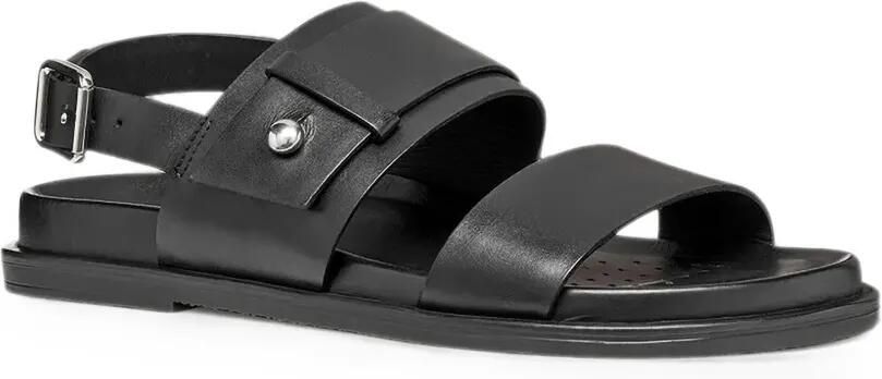 Geox Adelash sandalen met dubbele bandjes en gespsluiting Zwart - Foto 5
