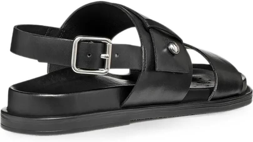 Geox Adelash sandalen met dubbele bandjes en gespsluiting Zwart - Foto 2