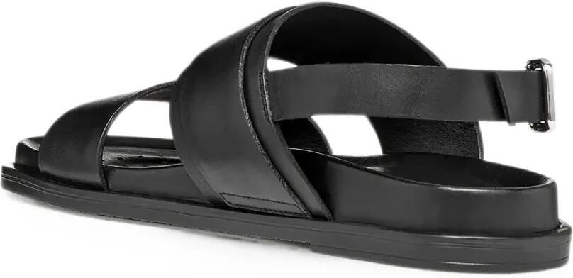 Geox Adelash sandalen met dubbele bandjes en gespsluiting Zwart - Foto 4