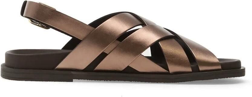 Geox Adelash sandalen met gekruiste bandjes Bruin