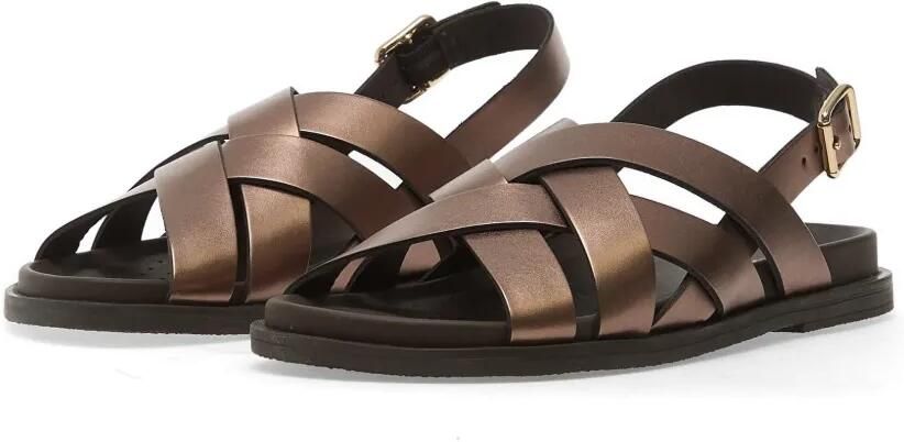 Geox Adelash sandalen met gekruiste bandjes Bruin - Foto 3