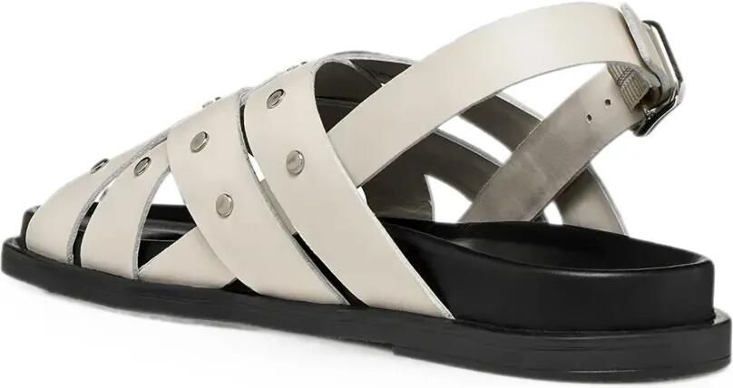 Geox Adelash sandalen met gekruiste bandjes en studs Beige - Foto 3