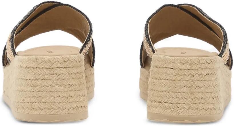 Geox Alemeria sandalen met gekruiste bandjes en plateauzool Beige - Foto 2