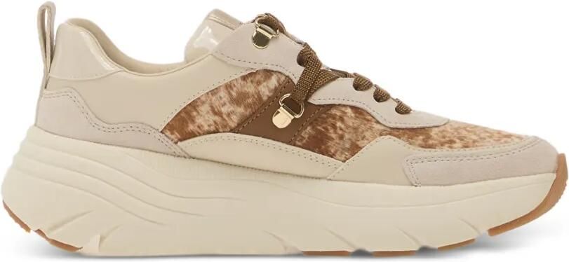 Geox Sneakers met dierenprint Beige