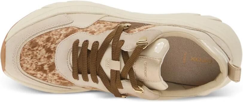 Geox Sneakers met dierenprint Beige - Foto 4