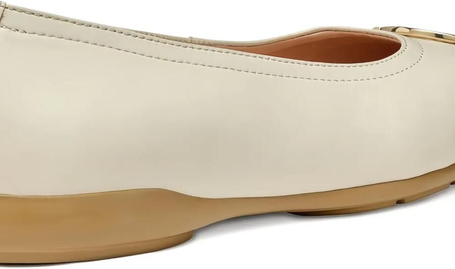 Geox Annytah ballerina's met gespdetail Beige