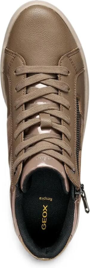 Geox Blomie high-top sneakers met vlakken Bruin - Foto 5