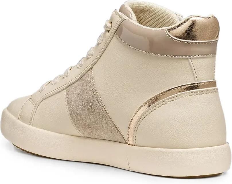 Geox Blomie sneakers met vlakken en rits Beige - Foto 3