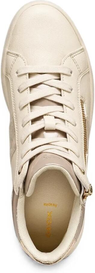 Geox Blomie sneakers met vlakken en rits Beige - Foto 5