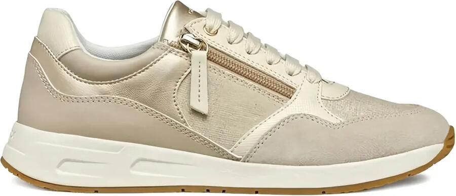 Geox Bulmya sneakers met rits C6738 BEIGE