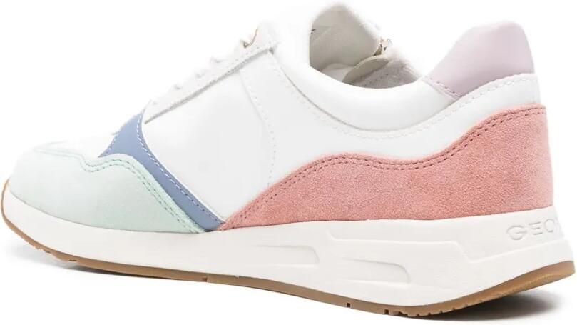 Geox Bulmya sneakers met vlakken en rits Wit - Foto 2