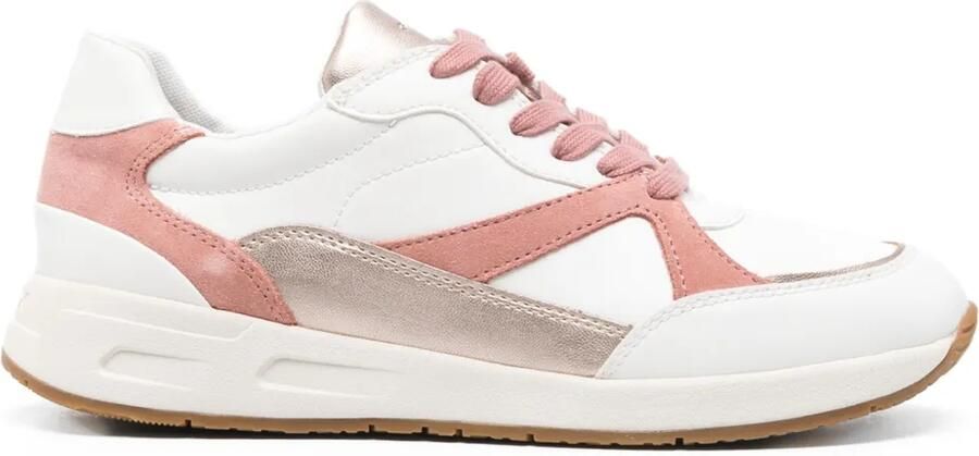 Geox Bulmya sneakers met vlakken Wit