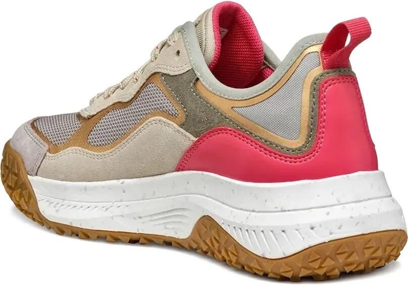 Geox Chunky sneakers met mesh vlakken Beige - Foto 3