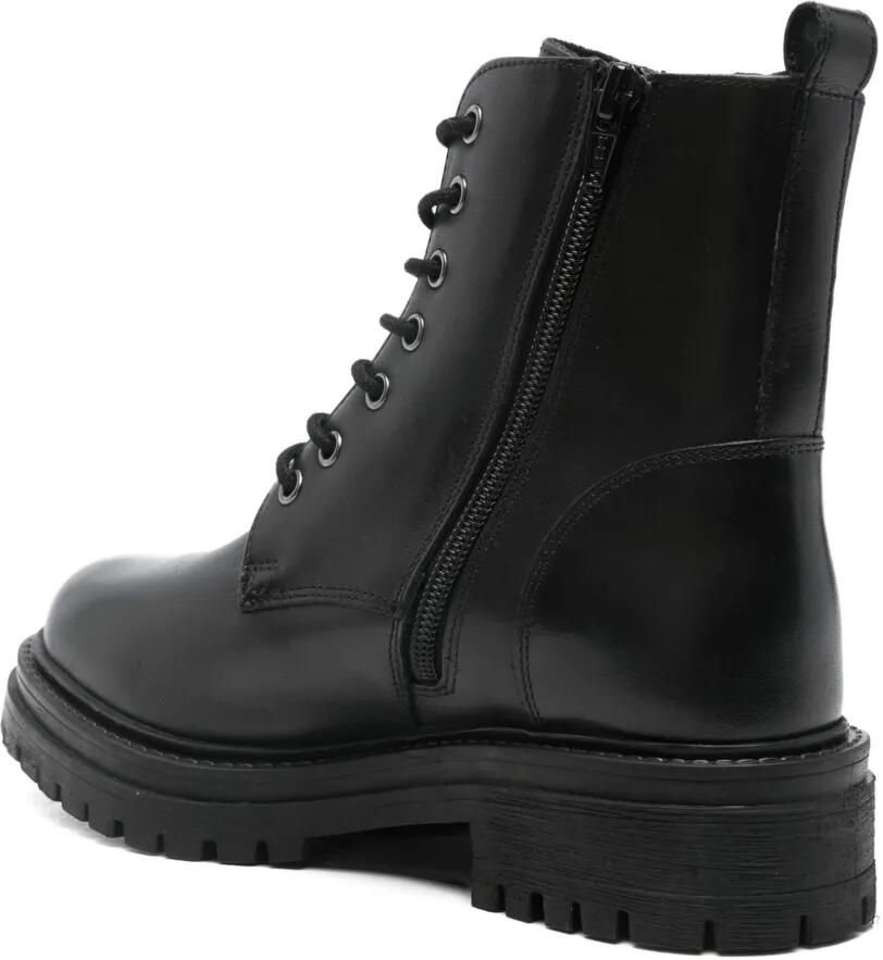 Geox Combat boots met rits Zwart - Foto 2