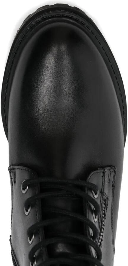 Geox Combat boots met rits Zwart - Foto 3