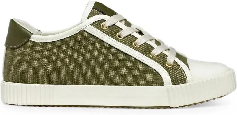 Geox D Blomie low-top sneakers met contrasterende afwerking Groen