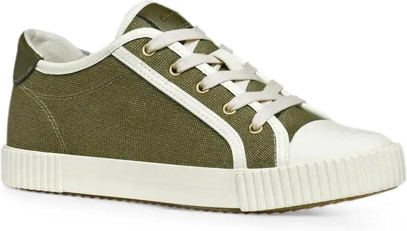 Geox D Blomie low-top sneakers met contrasterende afwerking Groen - Foto 4