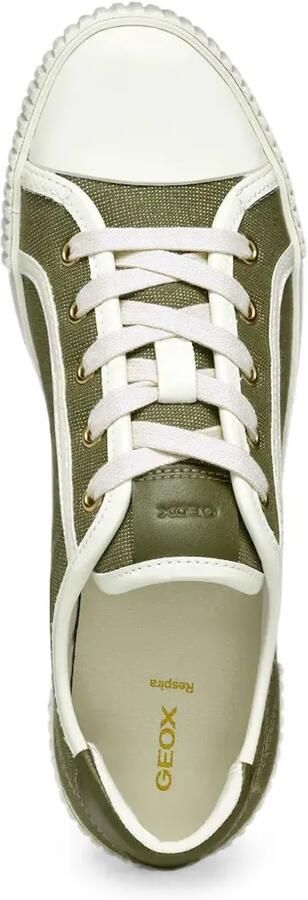 Geox D Blomie low-top sneakers met contrasterende afwerking Groen - Foto 5
