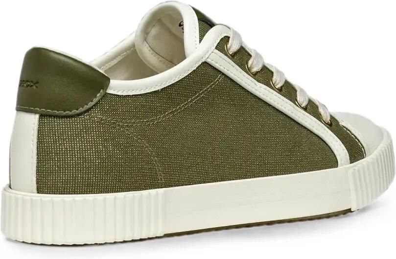 Geox D Blomie low-top sneakers met contrasterende afwerking Groen - Foto 3