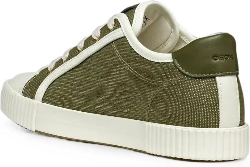 Geox D Blomie low-top sneakers met contrasterende afwerking Groen - Foto 2
