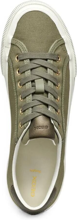 Geox D Emmeleny canvas sneakers Groen - Foto 5